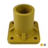 Interclamp 232 Yellow GRP Handrail Base flange