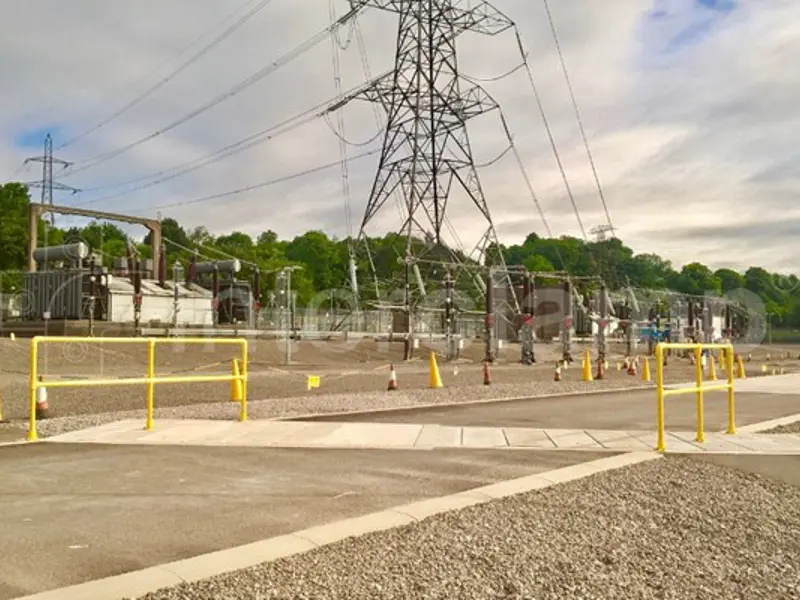 Interclamp FRP / GRP Electrical Substation Handrails