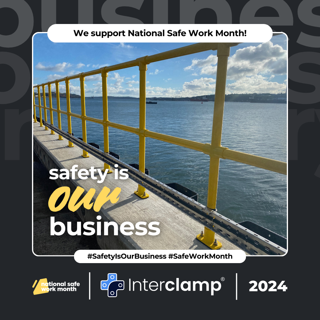 Interclamp celebrating Nation Safe Work Month