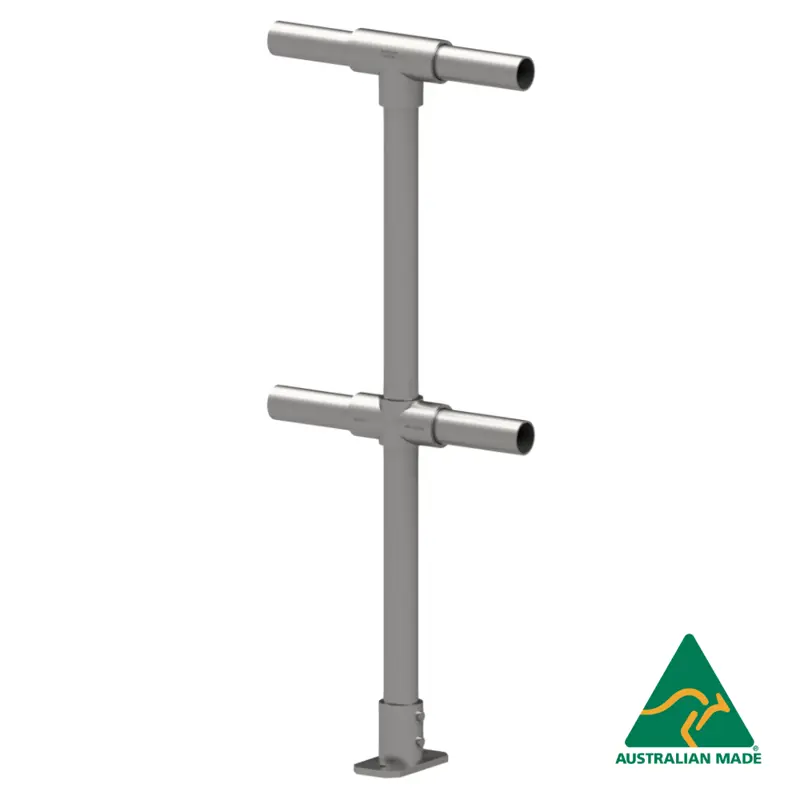 Interclamp® Safety Post 4020 - Standard Safety Post - Double Rail